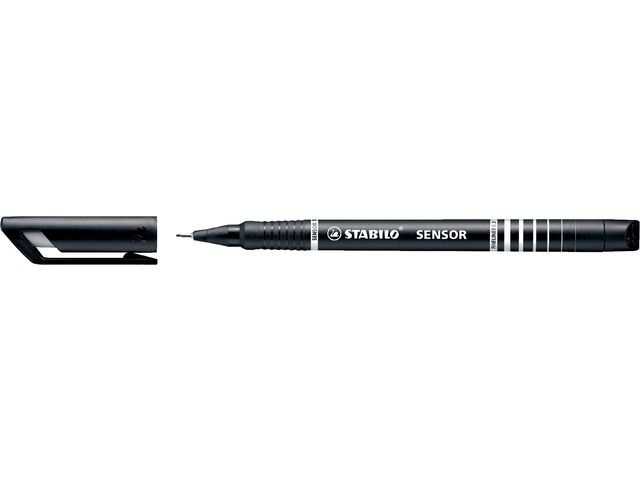 Fineliner STABILO Sensor 0,3mm noir 189/46
