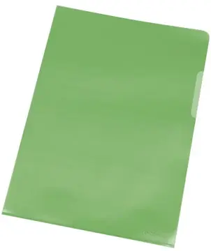 Q-CONNECT POCHETTE COIN, VERT, 120 MICRONS, PAQUET DE 10 PIÈCES 