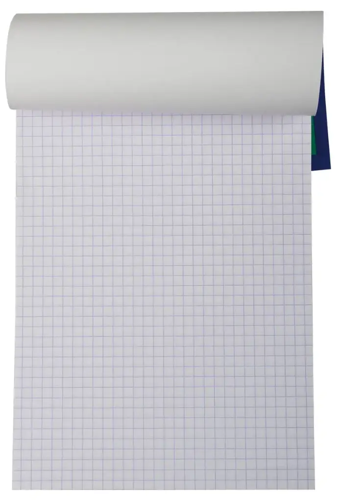 GALLERY BLOC DE NOTES, FT A5, QUADRILLÉ 5 MM 