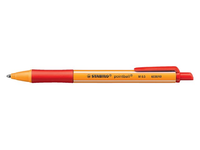 Stylo Bille STABILO Pointball 0,5 mm Rouge
6030/40