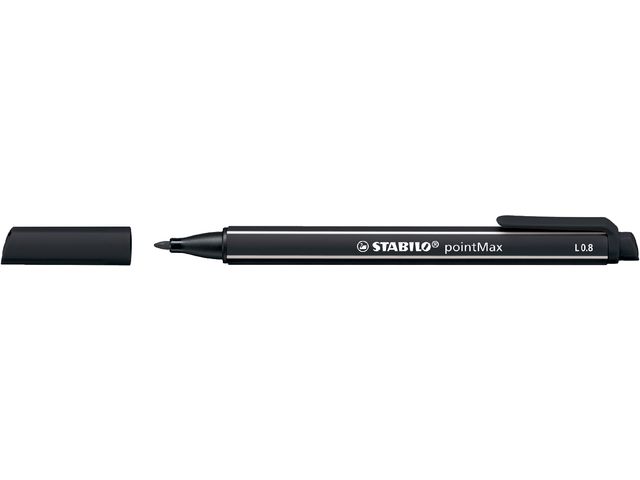 Feutre STABILO pointMax noir 488/46
