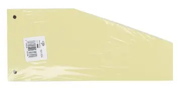 PERGAMY INTERCALAIRES TRAPÈZE, PAQUET DE 100 PIÈCES, JAUNE