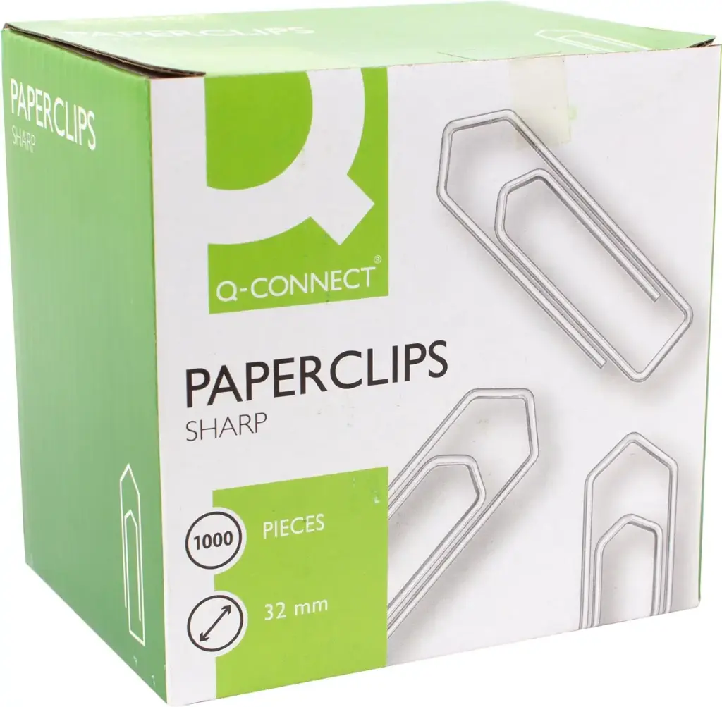 Q-CONNECT attache-tout, 32 mm, boîte de 1000 pièces
