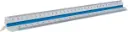 Maped échelle de réduction, bleu, échelles 1:100, 1:200, 1:250, 1:300, 1:400, 1:500