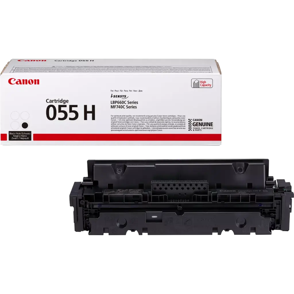 Cartouche de toner haut rendement Canon 055 H, noir 
