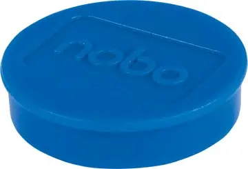 Nobo aimants, 30 mm, bleu, blister de 4 pièces