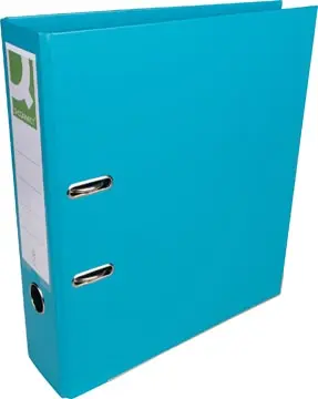Q-CONNECT classeur, pour ft A4, entièrement en PP, dos de 8 cm, turquoise