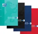 Oxford SCHOOL bloc de cours, couleurs assorties, ft A4, 100 feuilles, quadrillé 5 mm
