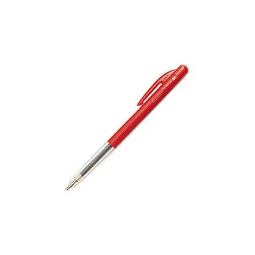 Bic stylo bille M10 Clic, 0,4 mm, pointe moyenne, rouge