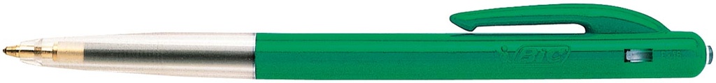 Bic stylo bille M10 Clic, 0,4 mm, pointe moyenne, vert