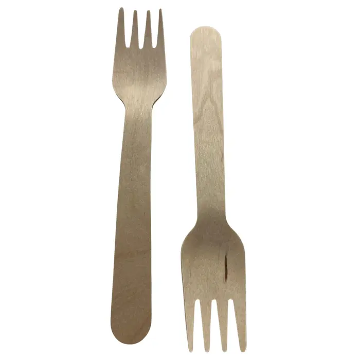 50x100 fourchettes en bois VERIVE - brun - 160mm 