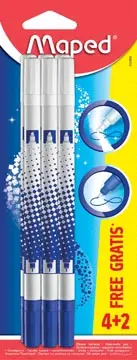 Maped effaceur, blister 4 + 2 pièces