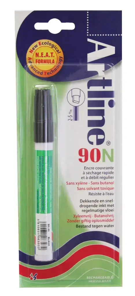 Artline Marqueur permanent 90N noir, sous blister