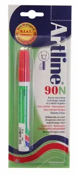 Artline Marqueur permanent 90N Rouge, sous blister