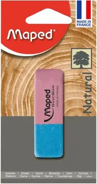 Maped gomme Duo-Gom, large, blister de 1 pièce