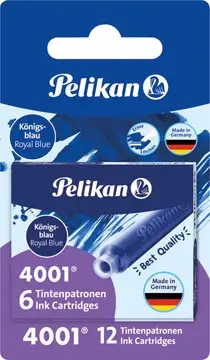 Pelikan cartouche d'encre 4001, en blister