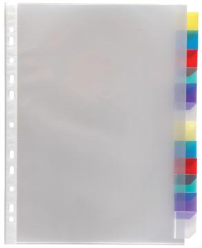 Viquel Pochette perforée A4 12 Onglets 11 trous 0,09mm