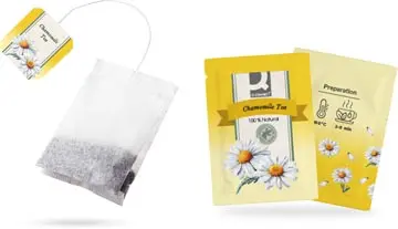 Q-CONNECT thé, camomille, sachet de 1,5 g, boîte de 20 sachets