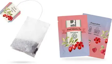 Q-CONNECT thé, infusion fruit, sachet de 1,5 g, boîte de 20 sachets