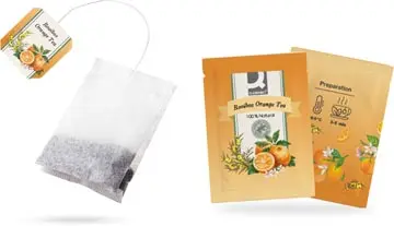 Q-CONNECT thé, rooibos orange, sachet de 1,5 g, boîte de 20 sachets