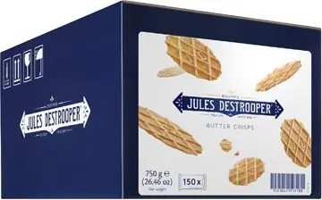 Jules Destrooper gaufrettes au beurre, boîte de 150 pièces