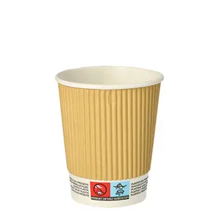 25 Gobelets, carton 0,2 l Ø 8 cm · 9 cm Ripple Wall