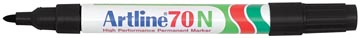 Artline Marqueur permanent 70N noir
