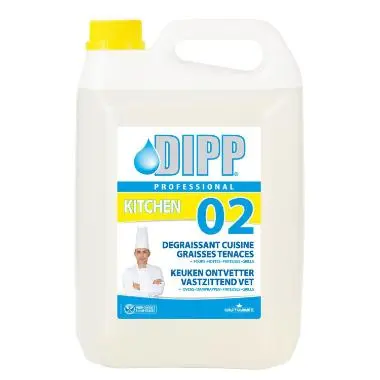 Nettoyant cuisine dégraissant puissant 5L Dipp 02
