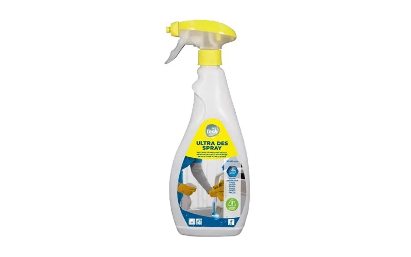 Poltech Ultra Des Spray - Nettoyant désinfectant toutes surfaces - 750ml 