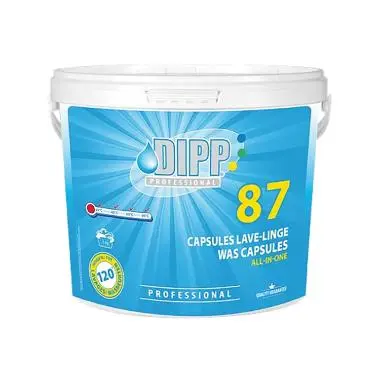 Lessive en pods dès 20°, tout types de linge - Dipp 87 - 120pcs