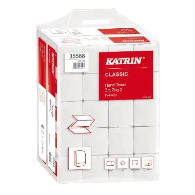 Essuie-mains - H3 - blanc - 2 plis - v -  24,4 x 23 cm - Classic - 20x200pcs