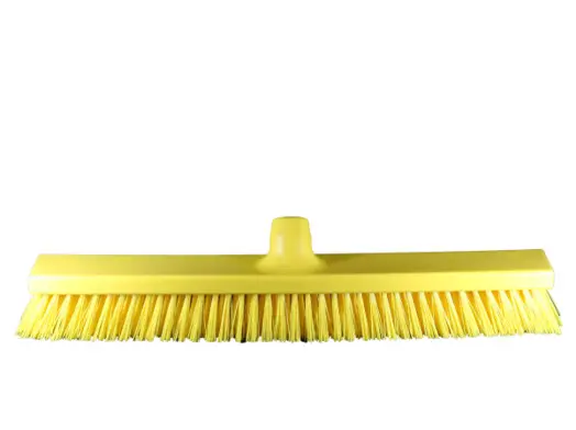 Balai poussoir Dur 50 cm -brosse de rue -Jaune - HEVA