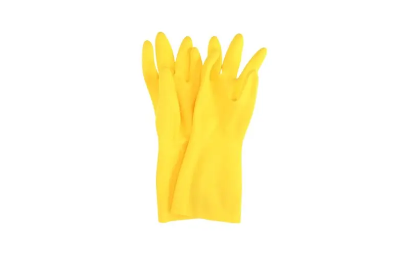 Gant de ménage - Latex - 60gr - Jaune - Large