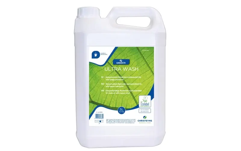 Green'R Ultra Wash - Lessive liquide enzymatique ultra-concentrée - 5L