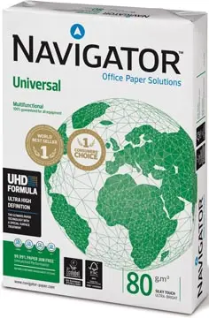 Navigator Universal papier d'impression, ft A3, 80 g, paquet de 500 feuilles
