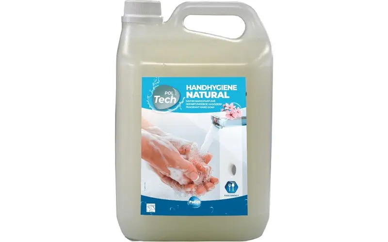 PolTech Handhygiène Natural - Savon mains doux parfumé - 5L