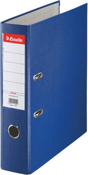 ESSELTE ESSENTIALS CLASSEUR À LEVIER, DOS DE 7,5 CM, BLEU
