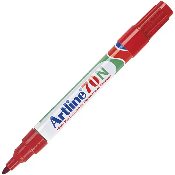 Artline Marqueur permanent 70N Rouge
 