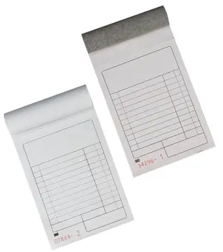 Gallery blocs de caisse, ft 10 x 16 cm, sans dos en carton
8x25 Carnets