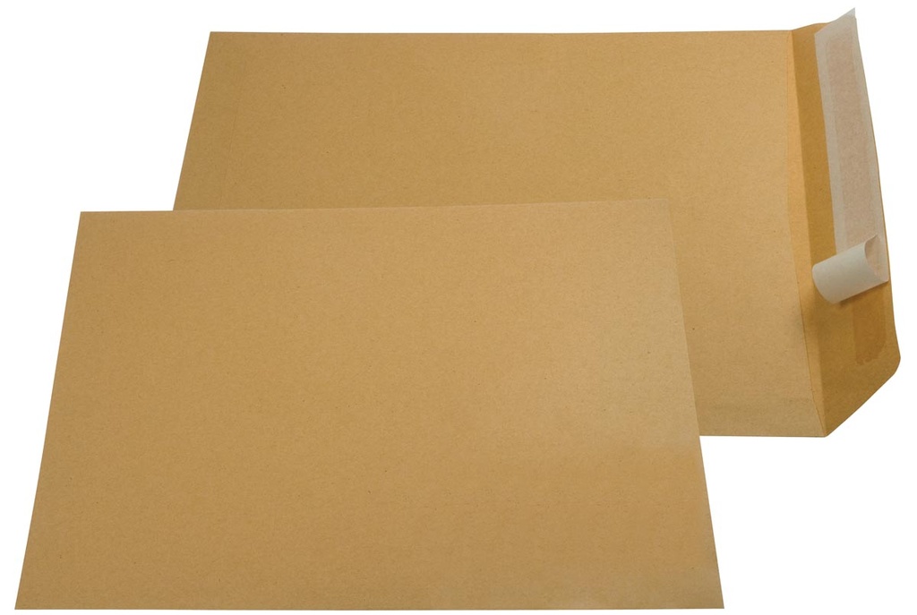Gallery enveloppes Pochettes kraft, ft 230 x 310 mm, bande adhésive, boîte de 250 pièces
