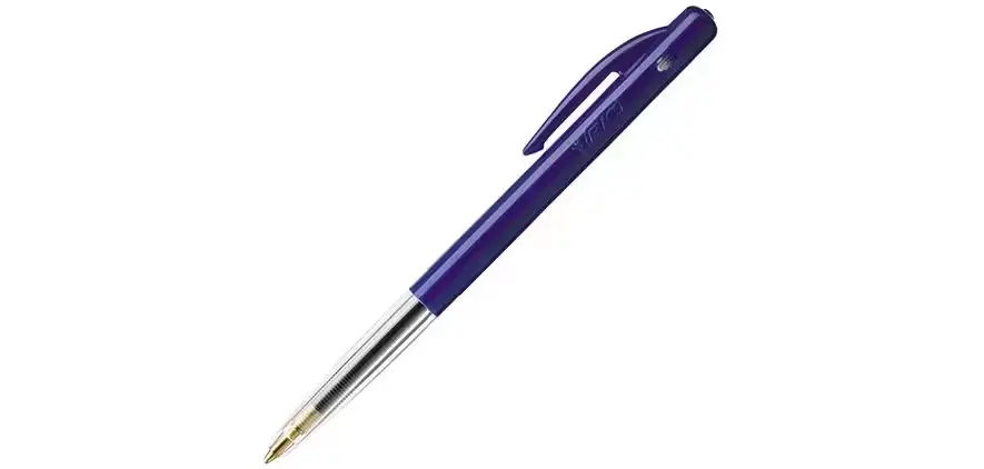 Bic stylo bille M10 Clic, 0,4 mm, pointe moyenne, bleu
