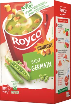 ROYCO MINUTE SOUP ST. GERMAIN AVEC CROÛTONS, PAQUET DE 20 SACHETS
