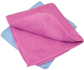 Aqualine chiffons microfibres universelle, ft 31 x 33 cm, paquet de 2 pièces 
