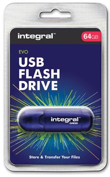 INTEGRAL EVO CLÉ USB 2.0, 64 GO 