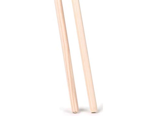 Manche de bois 130cm X Ø 28mm 