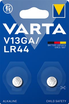 VARTA PILE ALKALINE SPECIAL V13GA, BLISTER DE 2 PIÈCES 