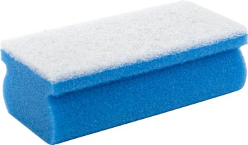PRIMESOURCE ÉPONGE ABRASIF, BLEU/BLANC, PAQUET DE 10 PIÈCES 