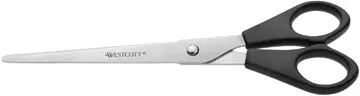 WESTCOTT CISEAUX, 17,1 CM, ANNEAUX SYMÉTRIQUES, NOIR 