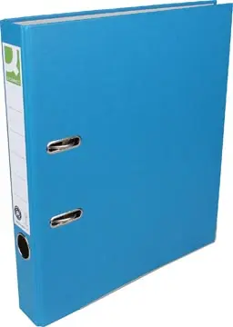 [KF12033] Q-CONNECT CLASSEUR, POUR FT A4, EN CARTON RECOUVERT DE PLASTIQUE RECYCOLOR, DOS DE 5 CM, BLEU