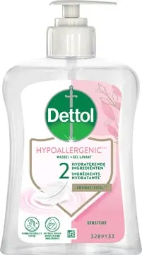 [3289007] Dettol savon mains Hypoallergenic , flacon de 250 ml
